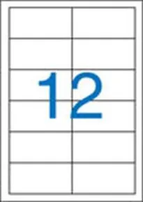 Etikett, ILC, 97 x 42,4 mm, zweireihig, 1200 Stück/Pack, VICTORIA